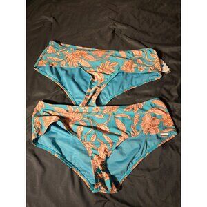 NWT New Swimsuit Bottoms Bikini Womens Plus Size 1X 16w 18w Lot of 2 Swim